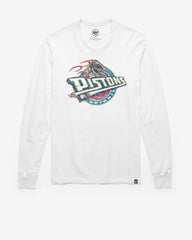 DETROIT PISTONS HARDWOOD CLASSICS PREMIER '47 FRANKLIN LONG SLEEVE TEE