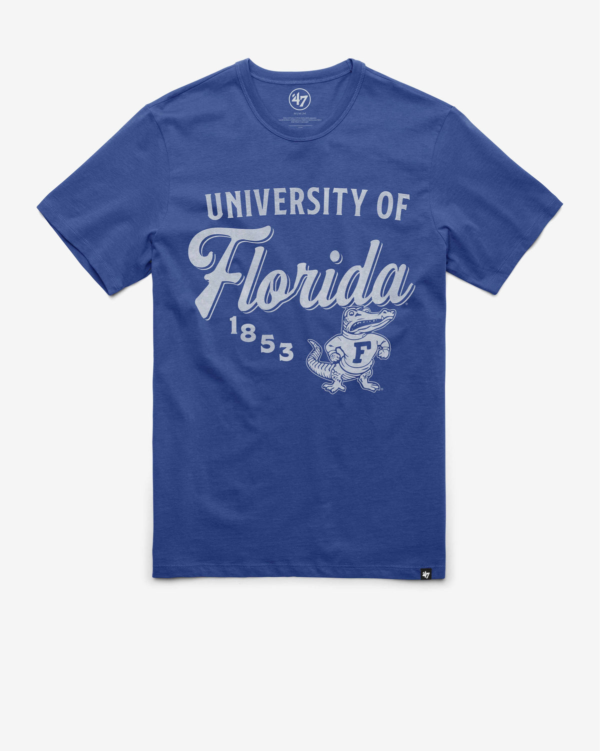 FLORIDA GATORS VINTAGE DIAG SCRIPT '47 FRANKLIN TEE
