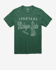 MICHIGAN STATE SPARTANS VINTAGE DIAG SCRIPT '47 FRANKLIN TEE