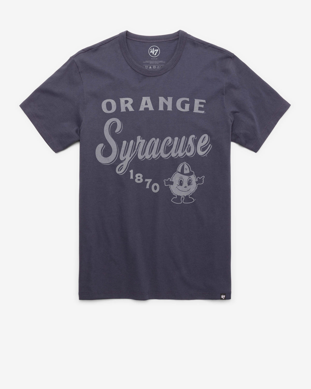 SYRACUSE ORANGE VINTAGE DIAG SCRIPT '47 FRANKLIN TEE
