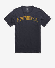 WEST VIRGINIA MOUNTAINEERS CLASSIC BLOCK '47 SCRUM TEE