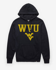WEST VIRGINIA MOUNTAINEERS STRAIGHT BLOCK '47 HEADLINE HOOD
