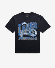 LOS ANGELES DODGERS CITY CONNECT GAME WORN CURVE '47 FOUNDATION TEE