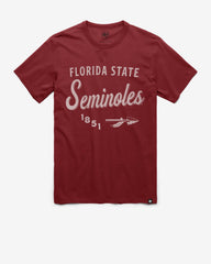 FLORIDA STATE SEMINOLES VINTAGE DIAG SCRIPT '47 FRANKLIN TEE
