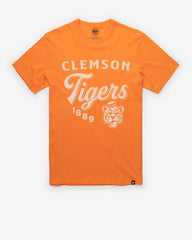 CLEMSON TIGERS VINTAGE DIAG SCRIPT '47 FRANKLIN TEE