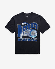 DETROIT TIGERS CITY CONNECT GAME WORN CURVE '47 FOUNDATION TEE