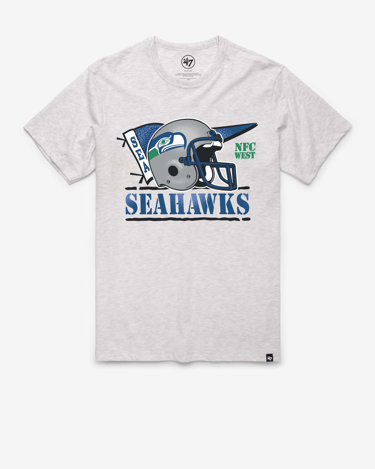 SEATTLE SEAHAWKS HISTORIC MOTION FIELD '47 FRANKLIN TEE