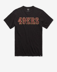 SAN FRANCISCO 49ERS GRIT WORDMARK '47 SCRUM TEE