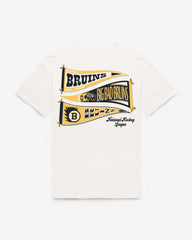BOSTON BRUINS BOW AND BANNER BACKER '47 SADIE TEE WOMENS