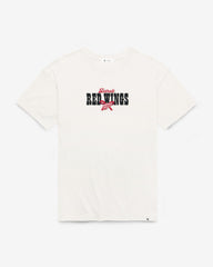 DETROIT RED WINGS BOW AND BANNER BACKER '47 SADIE TEE WOMENS