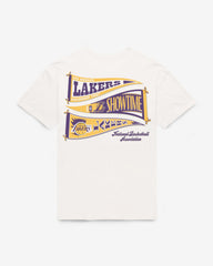LOS ANGELES LAKERS BOW AND BANNER BACKER '47 SADIE TEE WOMENS