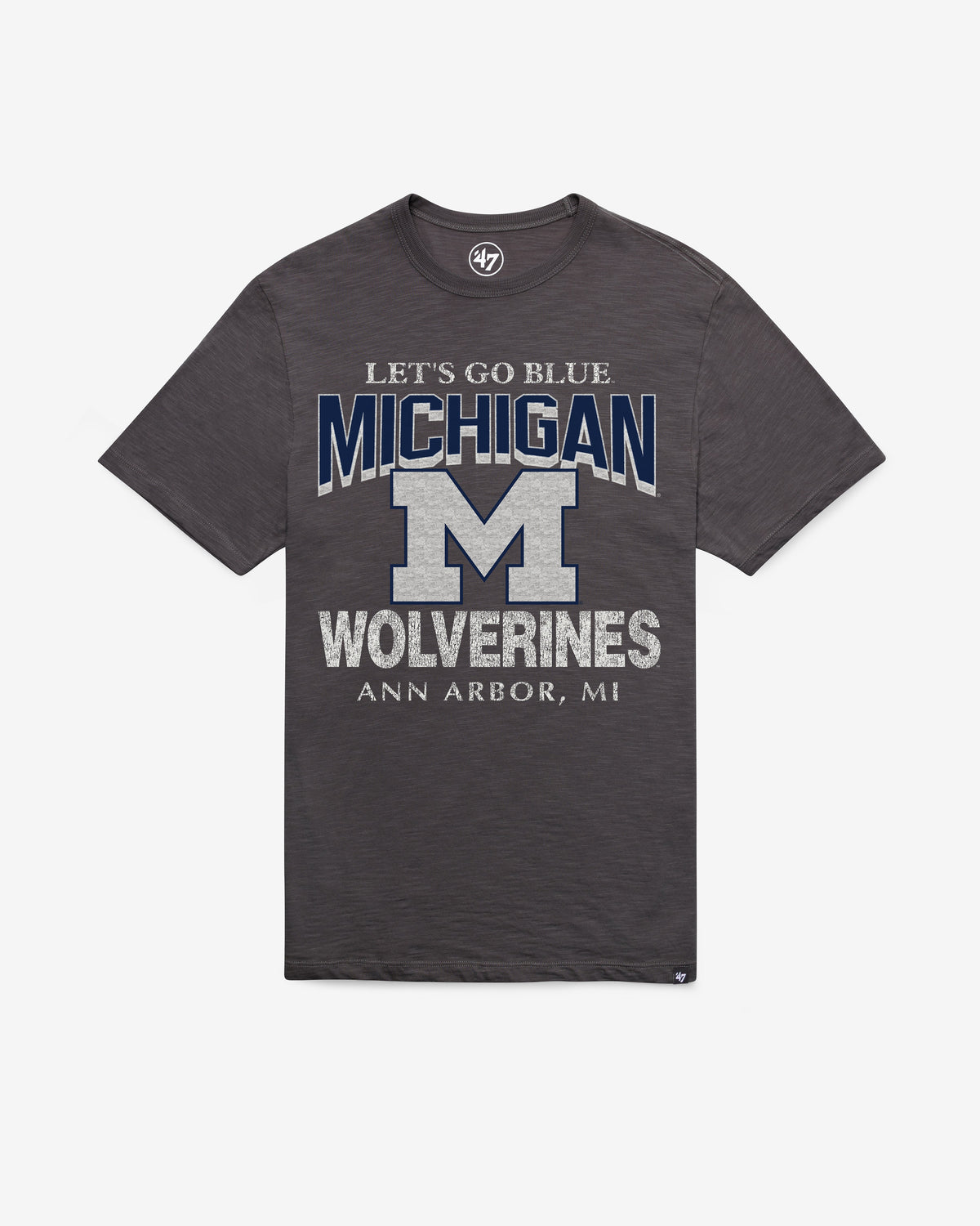MICHIGAN WOLVERINES HEAD ON '47 SCRUM TEE