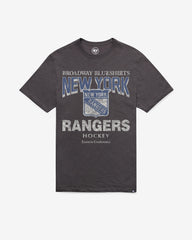 NEW YORK RANGERS HEAD ON '47 SCRUM TEE