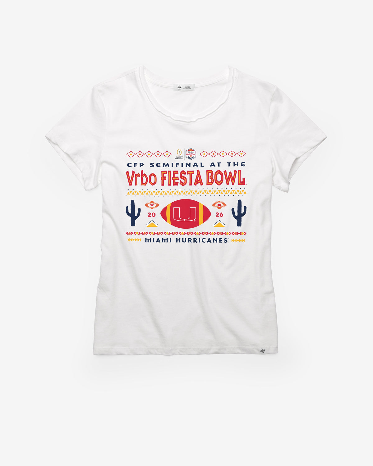 MIAMI HURRICANES FIESTA BOWL '47 FRANKIE TEE WOMENS