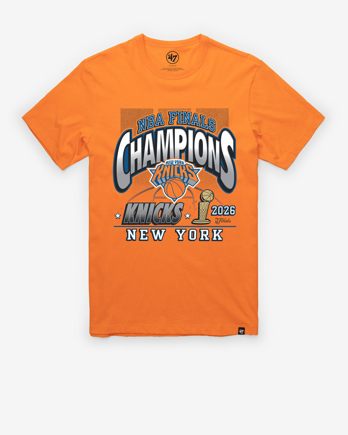 NEW YORK KNICKS 2026 NBA CHAMPIONS '47 FRANKLIN TEE