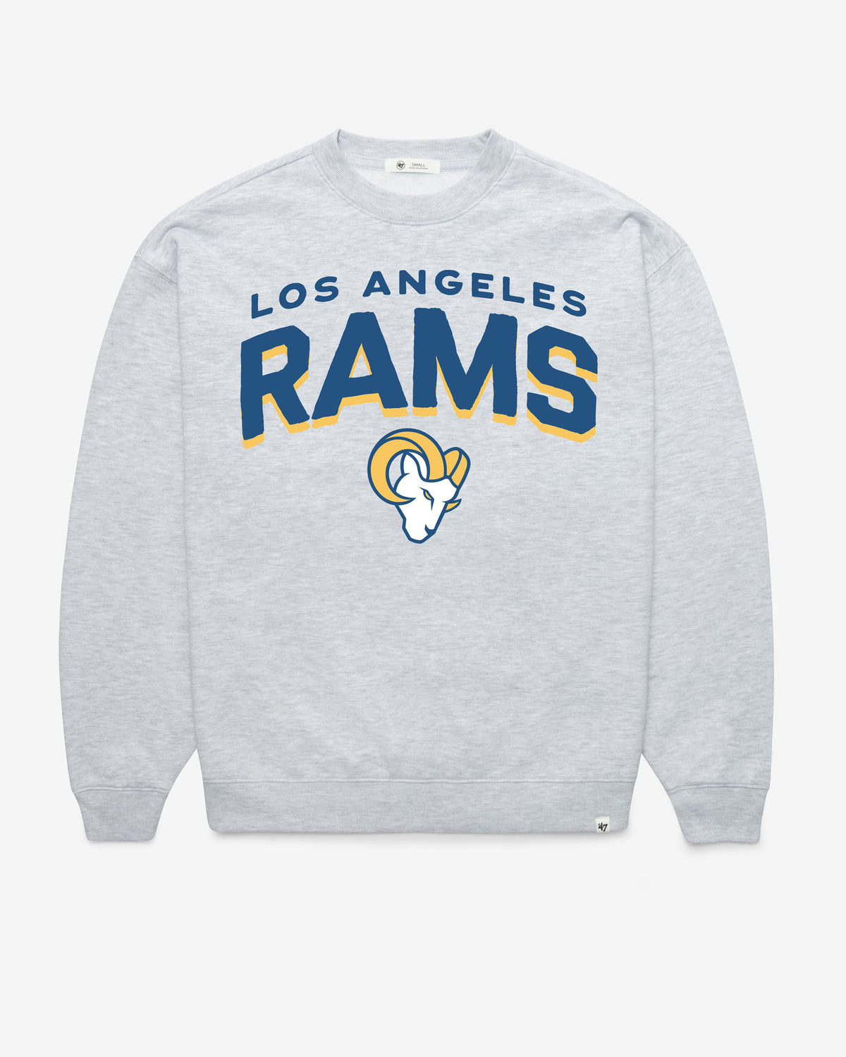 LOS ANGELES RAMS CAMPUS ARCH CLOUD '47 WOMEN'S OVERSIZED CREW