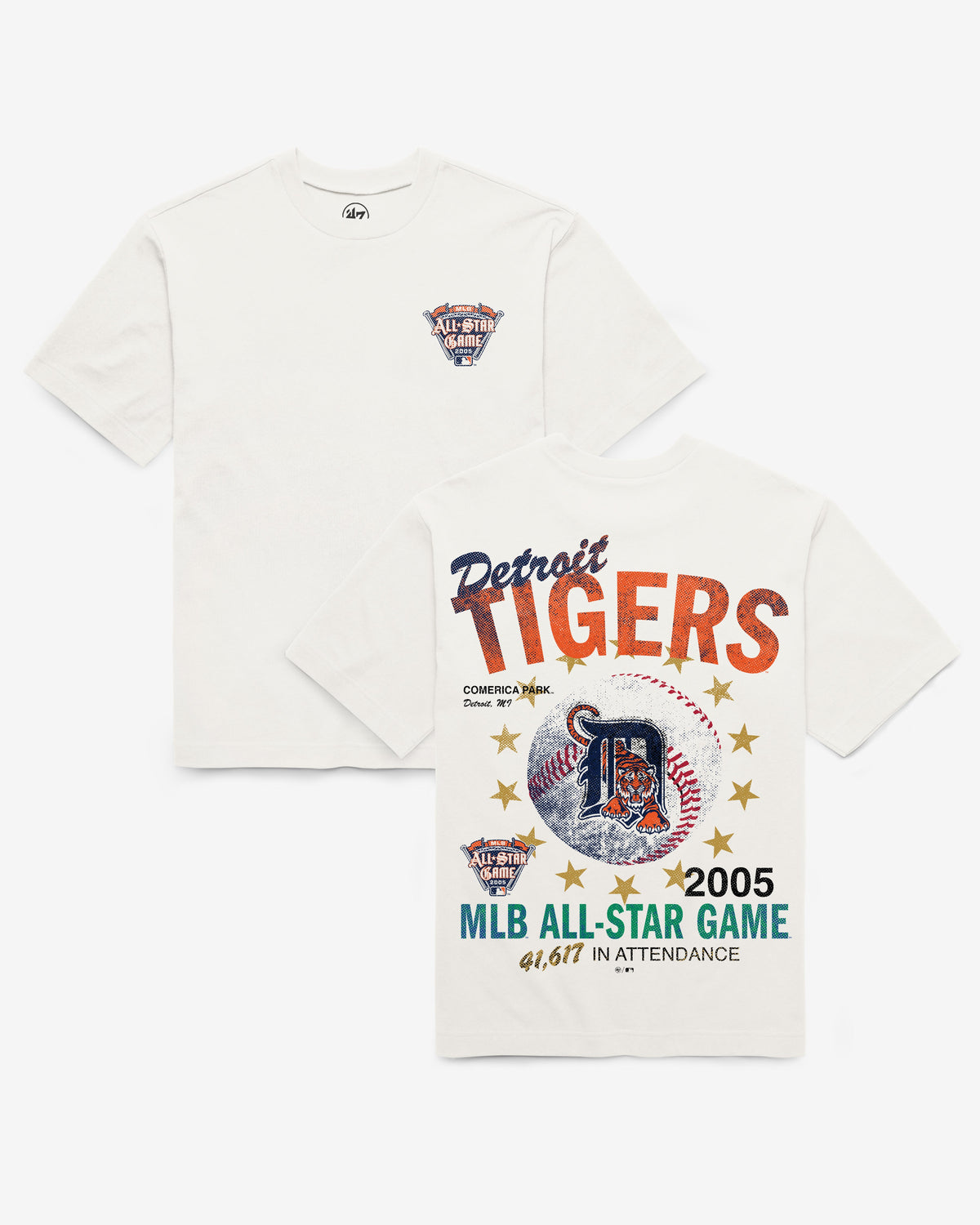 DETROIT TIGERS COOPERSTOWN ALL STAR GAME '47 FOUNDATION TEE