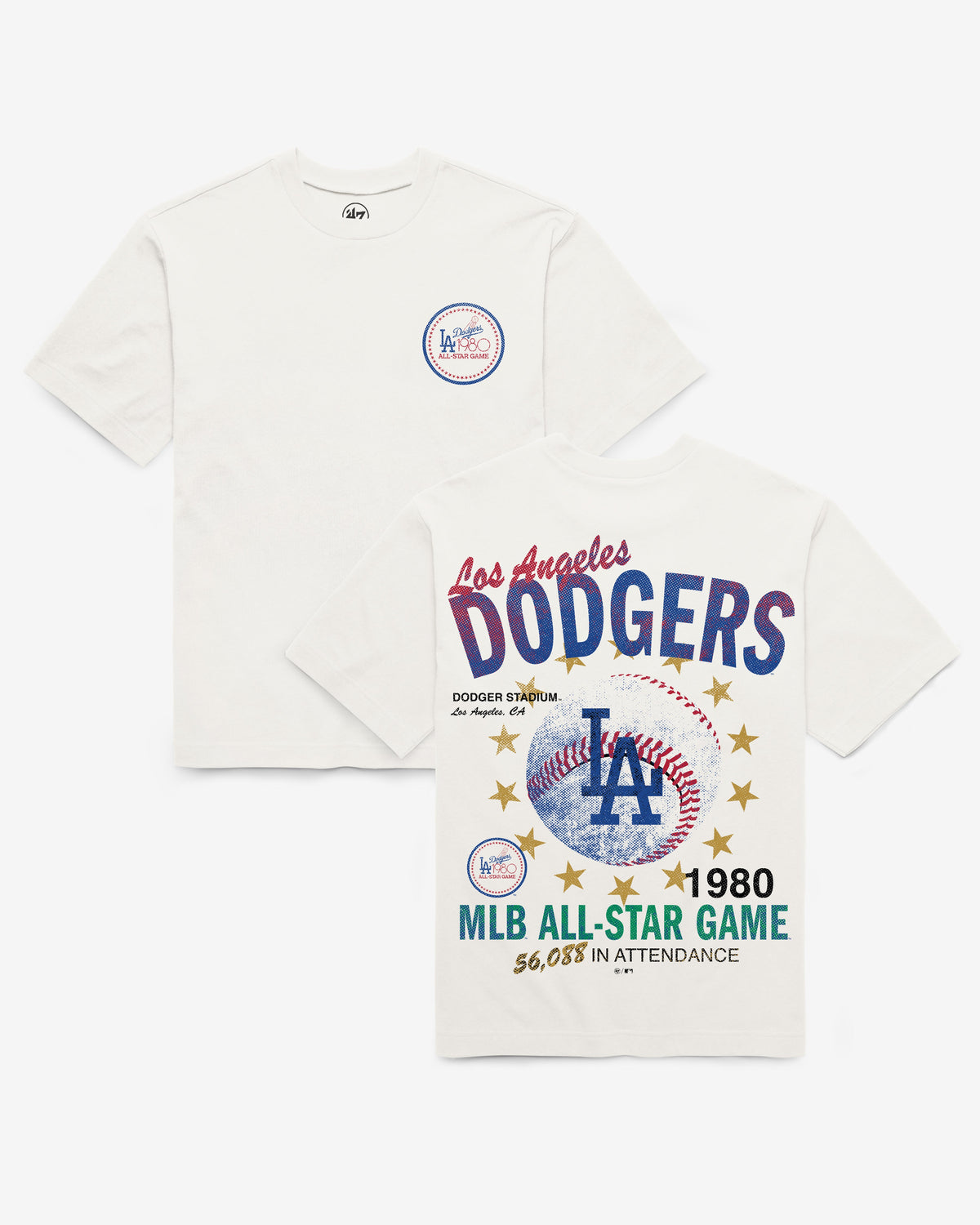 LOS ANGELES DODGERS COOPERSTOWN ALL STAR GAME '47 FOUNDATION TEE