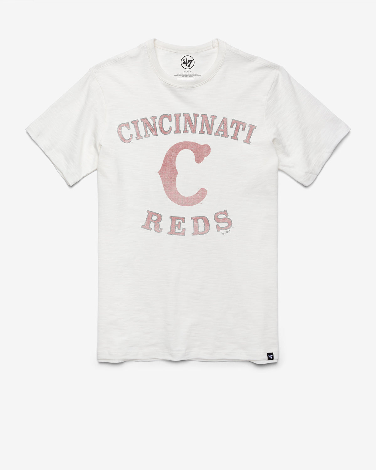CINCINNATI REDS COOPERSTOWN COUNTER ARC '47 SCRUM TEE