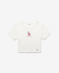 LOS ANGELES DODGERS '47 BABY RIB TEE WOMEN