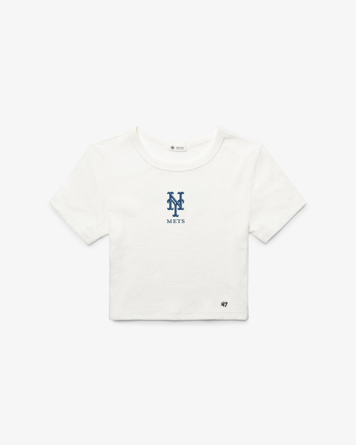 NEW YORK METS '47 BABY RIB TEE WOMEN