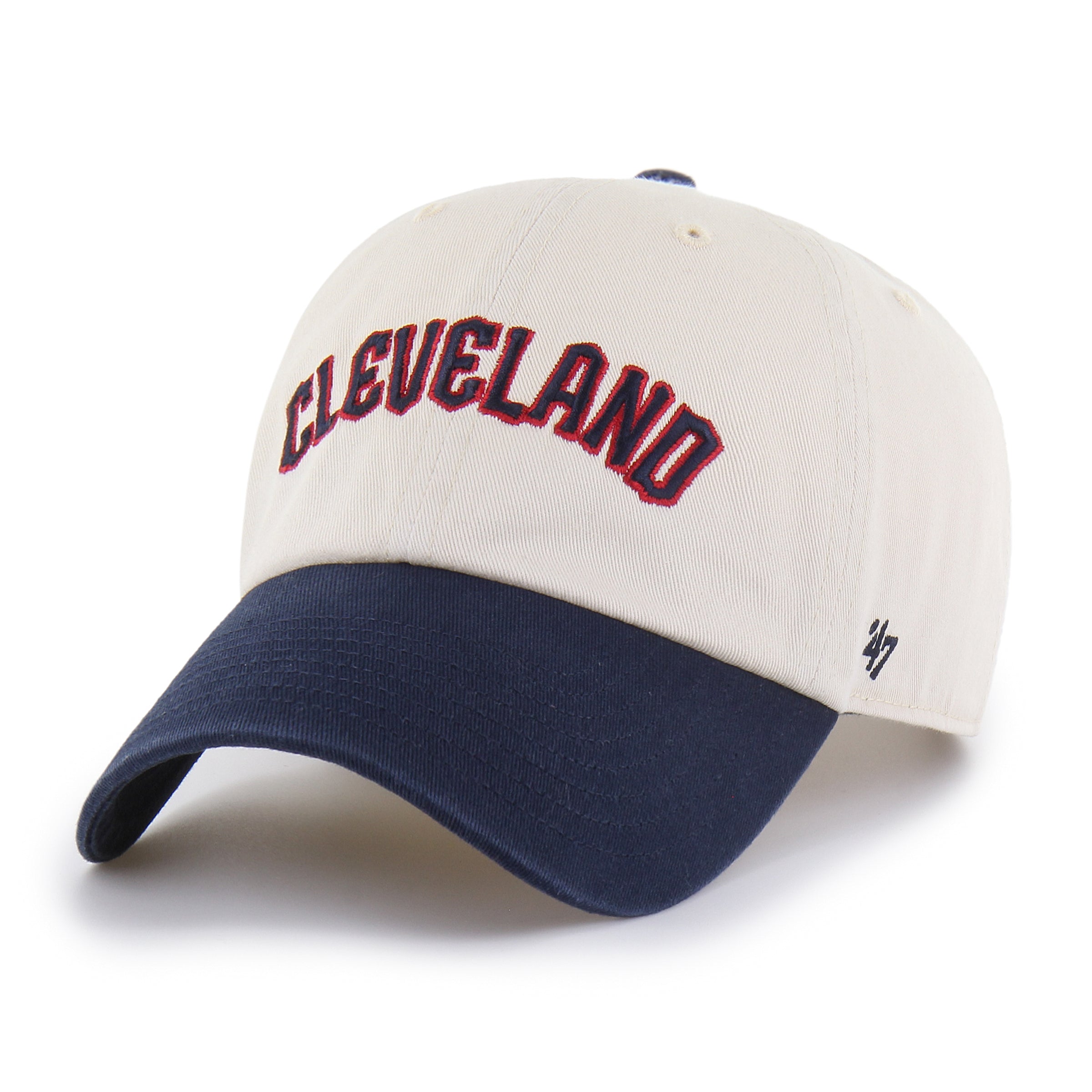CLEVELAND GUARDIANS BALLPARK SCRIPT SHOT '47 CLEAN UP