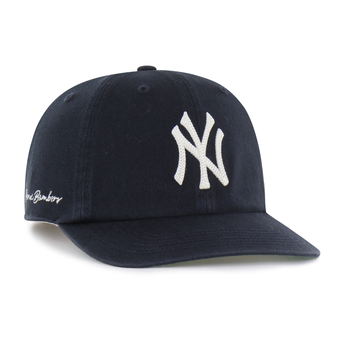 NEW YORK YANKEES CHAIN SIDE STITCH '47 CLEAN UP FLAT BRIM