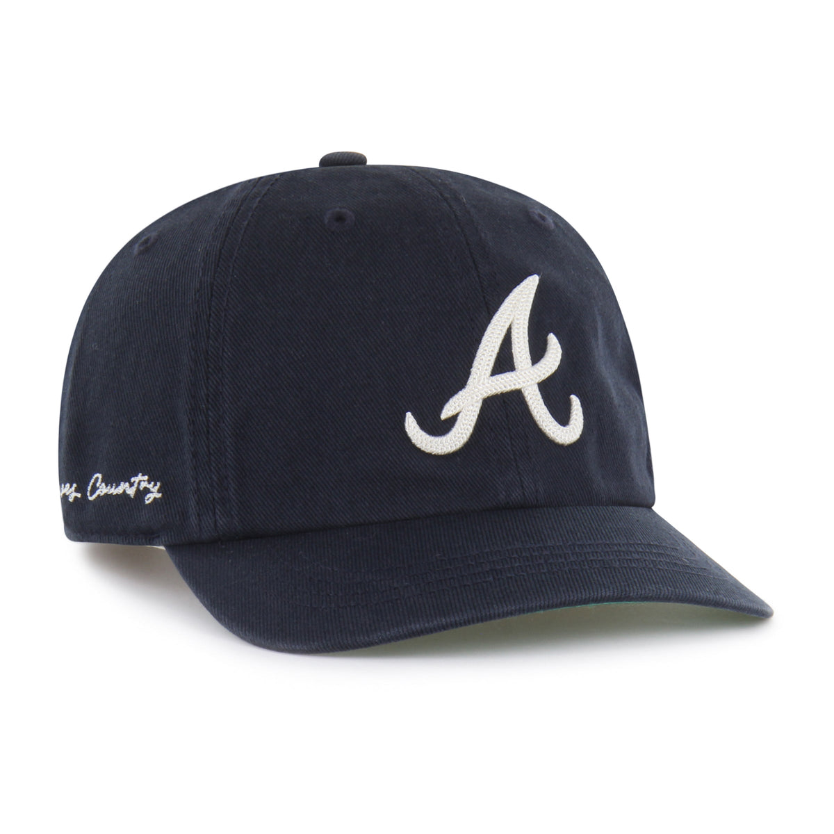 ATLANTA BRAVES CHAIN SIDE STITCH '47 CLEAN UP SHORT VISOR