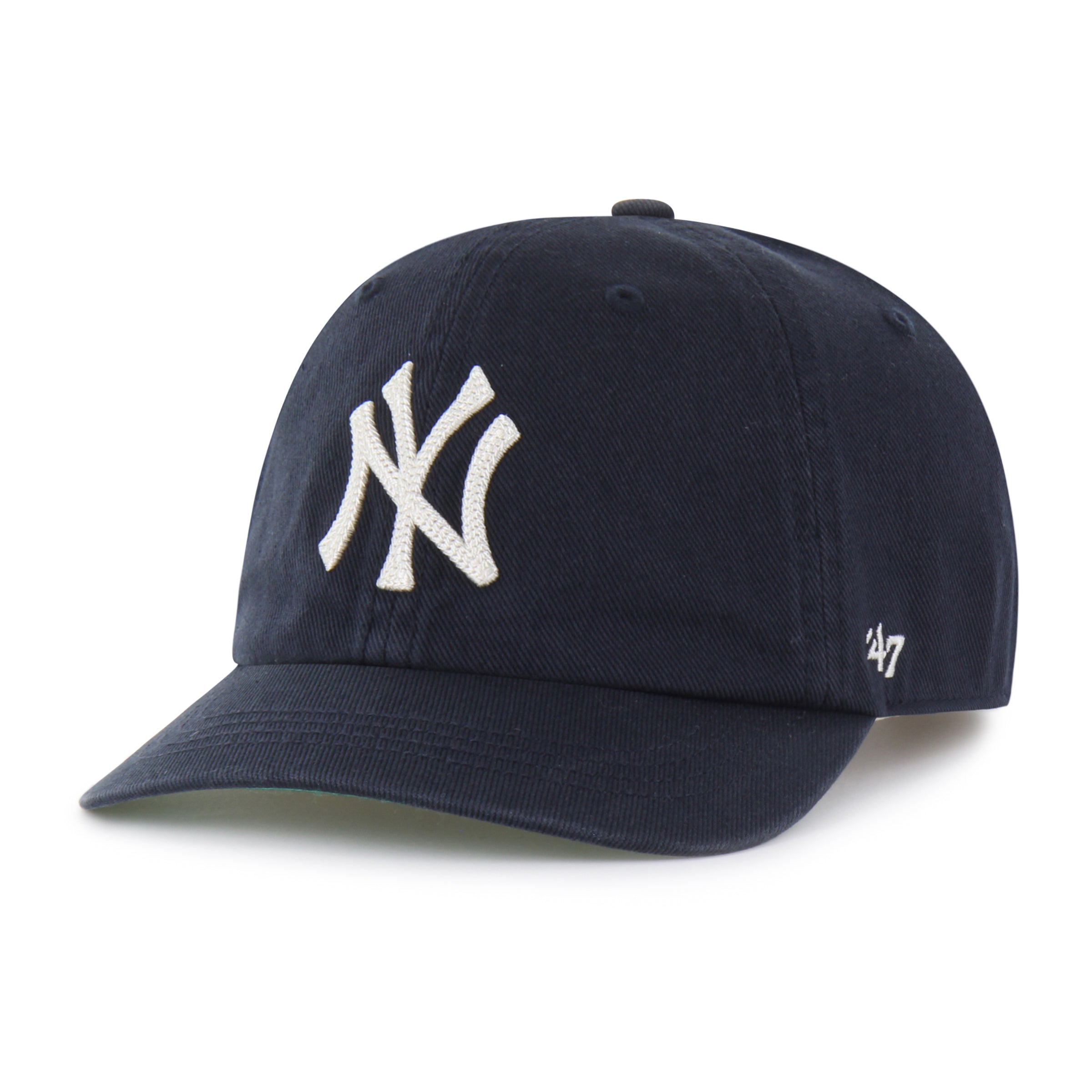 NEW YORK YANKEES CHAIN SIDE STITCH '47 CLEAN UP SHORT VISOR