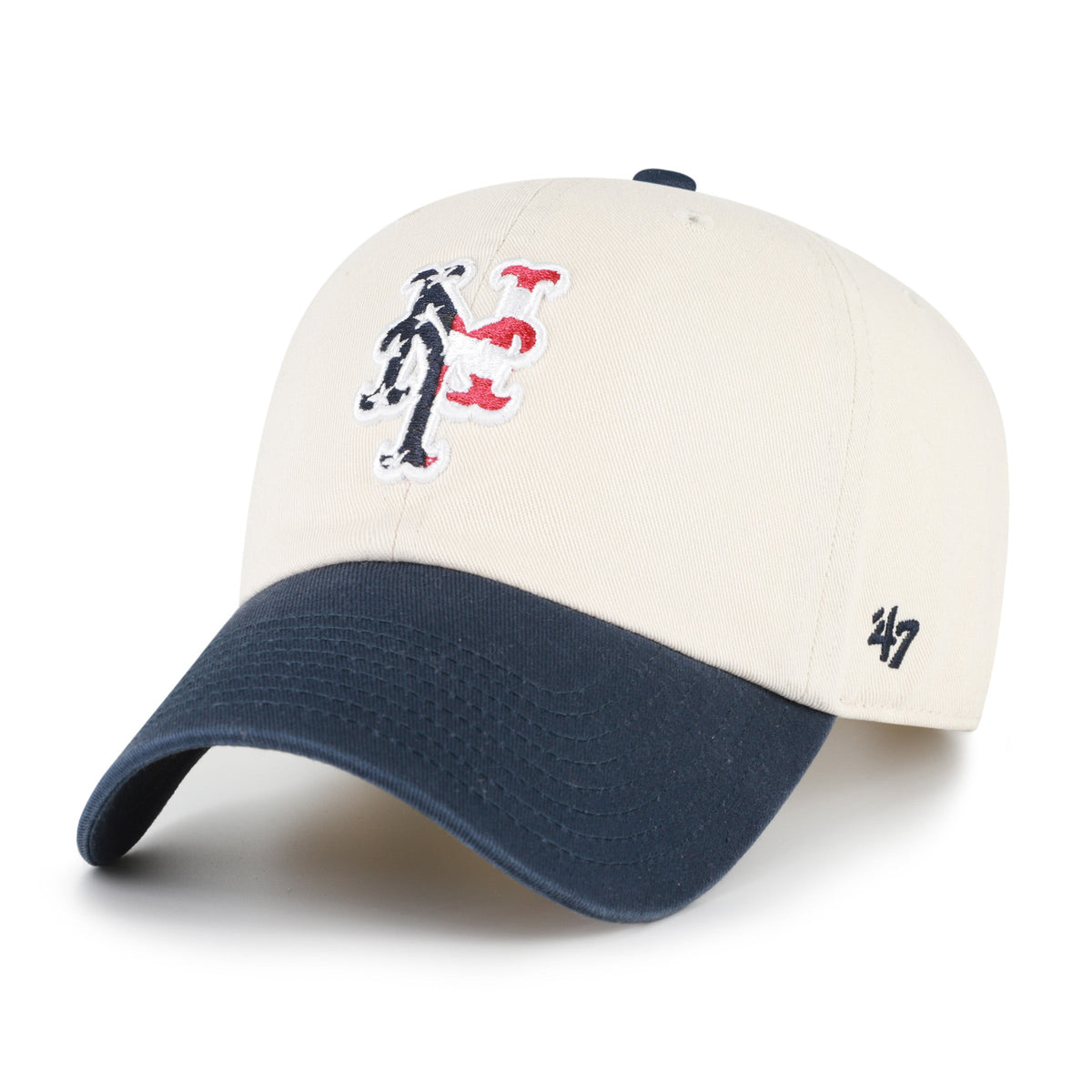 NEW YORK METS FLAG FILL TWO TONE '47 CLEAN UP