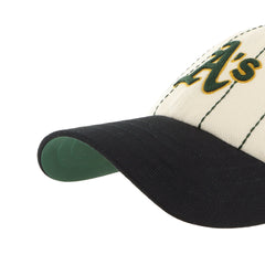 ATHLETICS BASEBALL COOPERSTOWN RAWLINGS PINSTRIPE '47 CLEAN UP