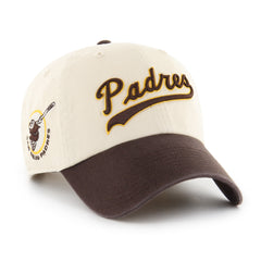 SAN DIEGO PADRES COOPERSTOWN BALLPARK SCRIPT SHOT '47 CLEAN UP