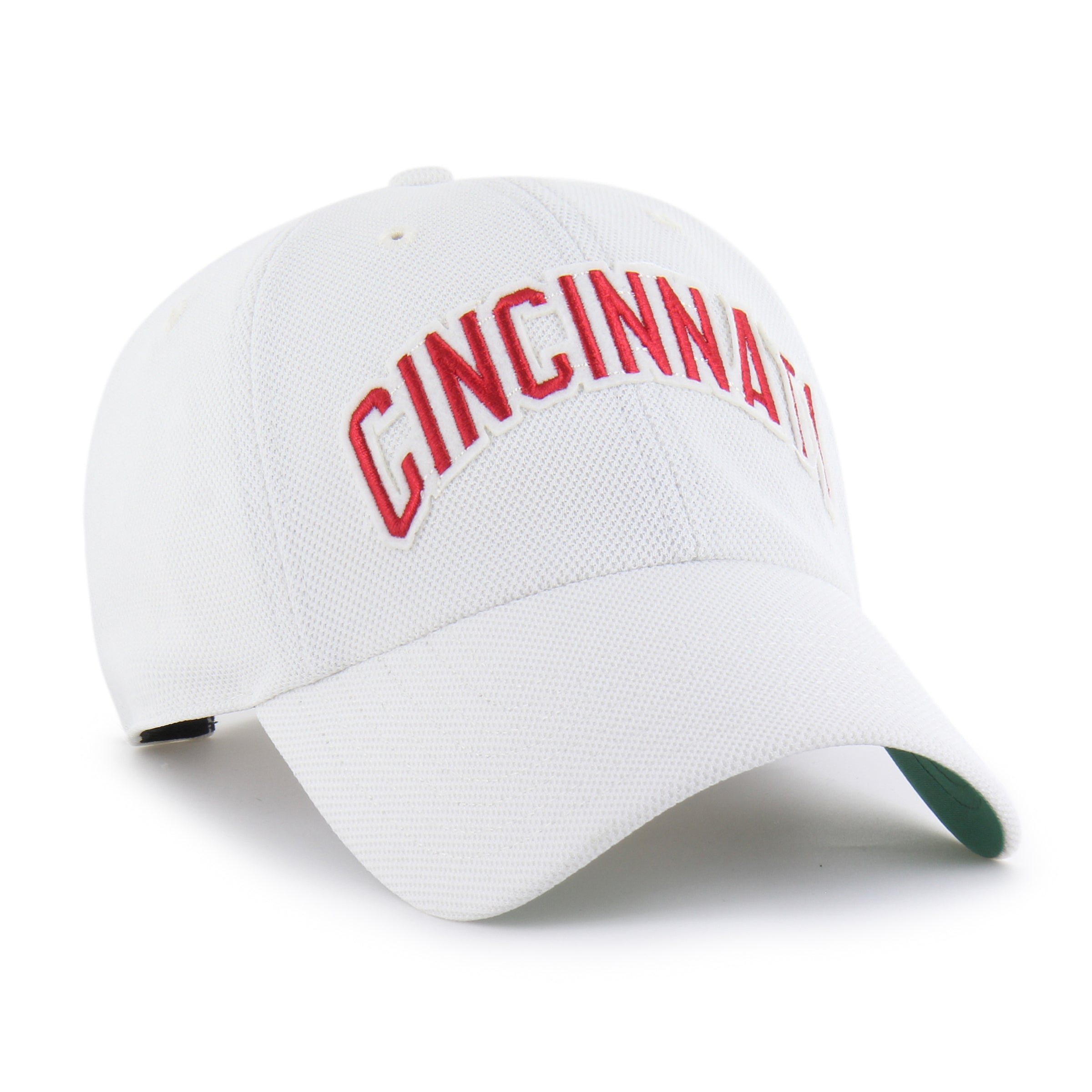 CINCINNATI REDS COOPERSTOWN GRANDSTAND PIQUE SCRIPT '47 CLEAN UP