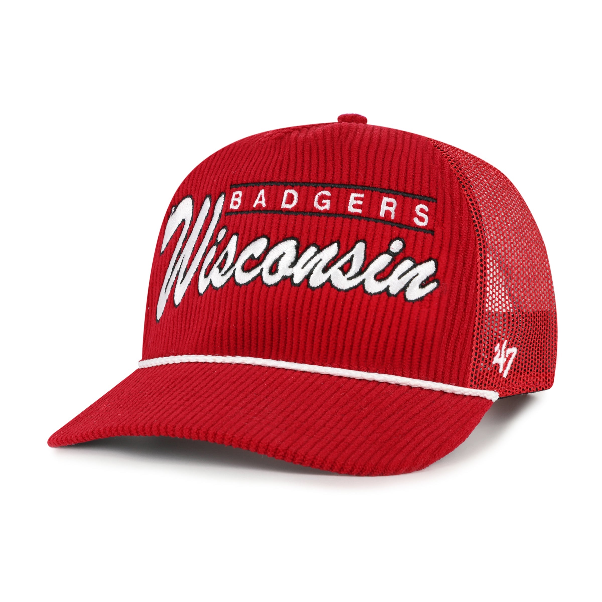 WISCONSIN BADGERS DOUBLE HEADER MESH '47 HITCH RF RELAXED FIT