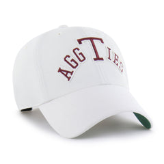 TEXAS A&M AGGIES VINTAGE GRANDSTAND PIQUE SCRIPT '47 CLEAN UP