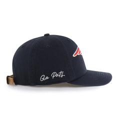 NEW ENGLAND PATRIOTS CHAIN SIDE STITCH '47 CLEAN UP FLAT BRIM