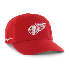 DETROIT RED WINGS CHAIN SIDE STITCH '47 CLEAN UP LONG VISOR
