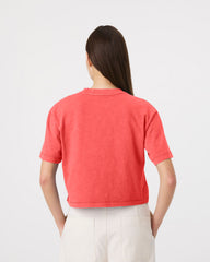 PHILADELPHIA PHILLIES MINDI HEAVY '47 SLUB CROP TEE WOMENS