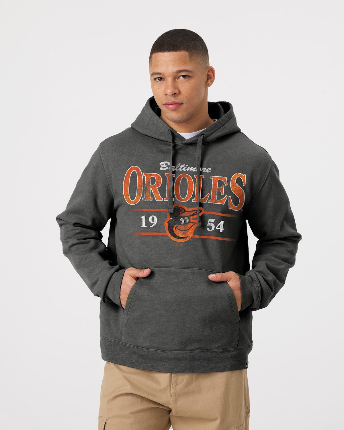 BALTIMORE ORIOLES RECLAIMED '47 SLUB FRENCH TERRY HOOD