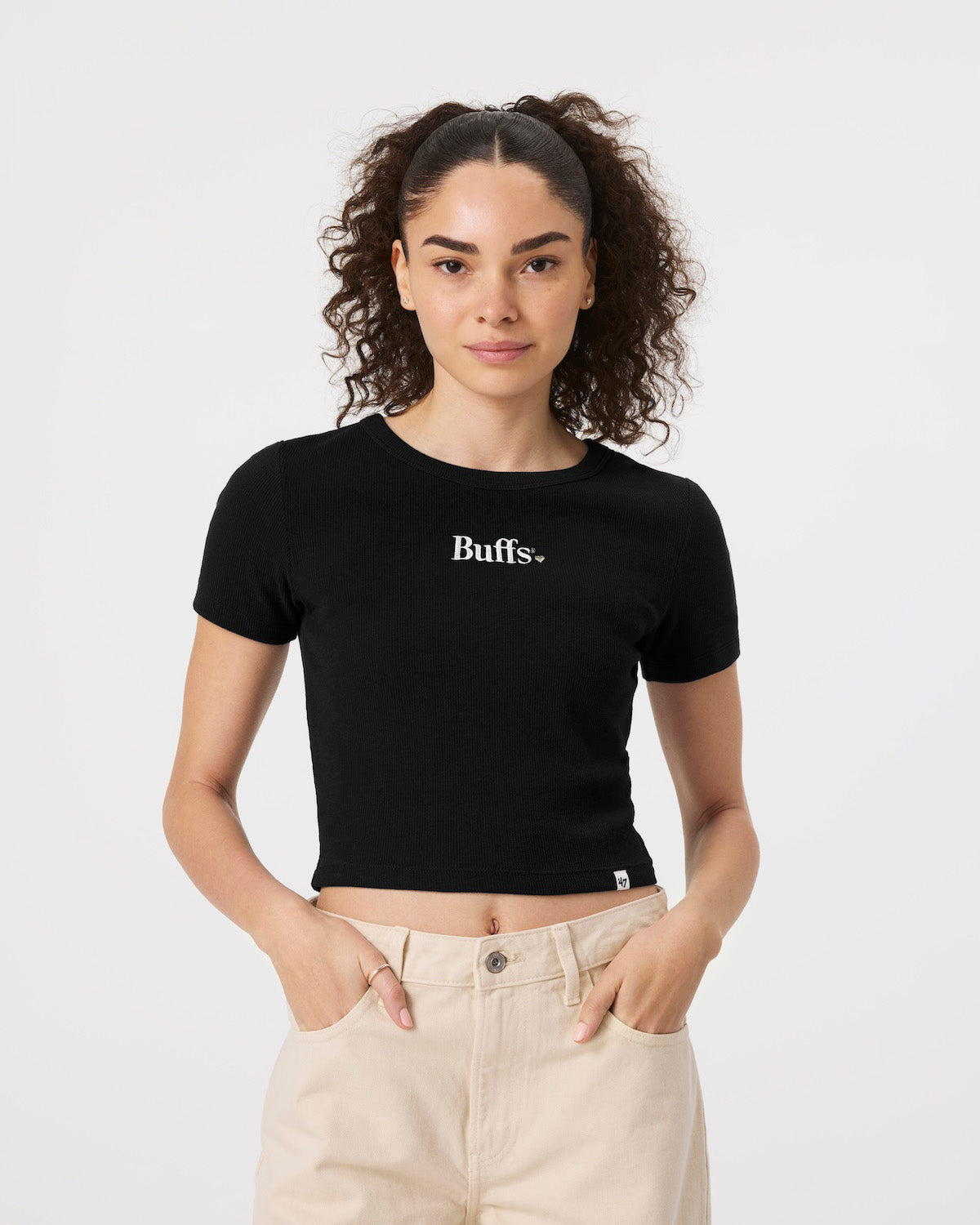 COLORADO BUFFALOES WITH LOVE '47 BABY RIB TEE WOMENS